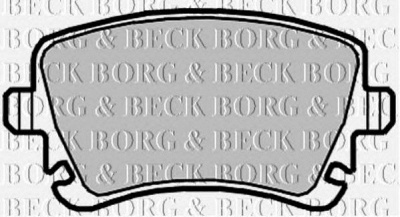 BORG & BECK bbp2139 -  Комплект тормозных колодок, дисковый тормоз